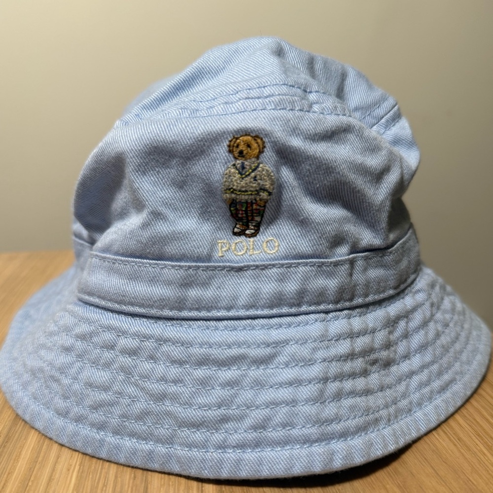 Ralph Lauren Sky Blue Bucket Hat